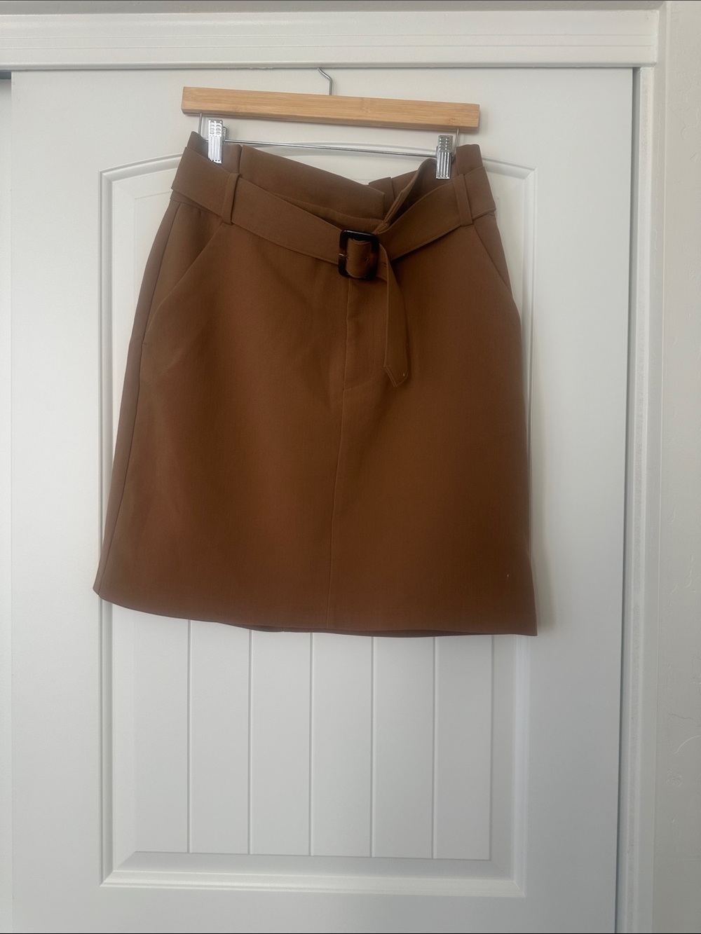 Banana Republic Brown Belted Mini Skirt